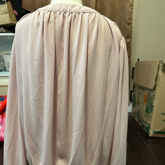 Elodie Faux Wrap Long Sleeve Blouse - Picture 2 of 3